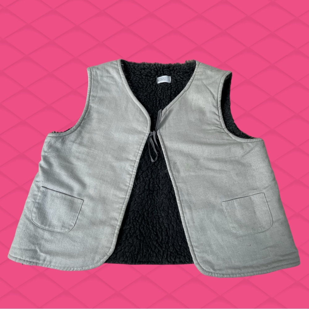 VIOLETA e FEDERICO GIRLS WARM VEST FAUX FUR 12